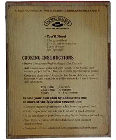 Carroll Shelby's Original Texas Brown Packets - 3-Pack, 2 lb Each - Buy Online on SooperMarket.com