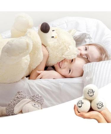 Wool Dryer Balls 6PCS Anti Static Tumble Dryer Balls Reusable Natural Fabric Softener for Laundry Wool Balls for Tumble Dryer Wool Dryer Balls to Reduce Drying Time Wrinkles and Static - Buy Online on SooperMarket.com