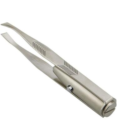 Premium LED Eyebrow Tweezers - Stainless Steel Hair Remover Tools with 3 Button Batteries - Perfect for Flawless Brows - Buy Online on SooperMarket.com