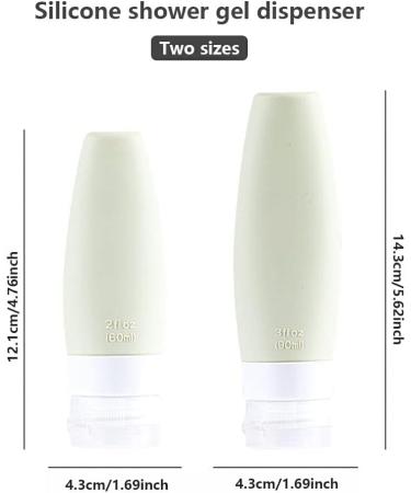 kawehiop Travel Dispenser Bottle Shower Gel Toothpaste Squeeze Tube Reusable Leakproof Dispensing Container Personal Care Gifts Blue 90ML - Buy Online on SooperMarket.com