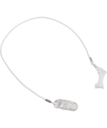Lightweight Hearing Amplifier with Clip for Seniors - Stretchy White Cord Secure Fixation Prevents Loss - Ideal Muirnal Hearing Aid - Buy Online on SooperMarket.com
