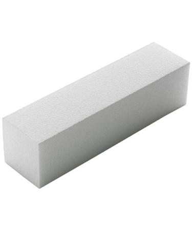 The Edge White Sanding Block 180 Grit 4-Way For a Soft Acrylic Nail Finish