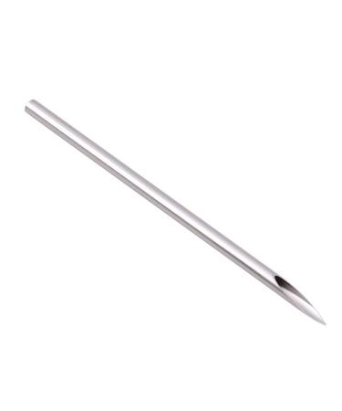 XUEQI 10pcs Piercing Needles, Stainless Steel Ear Nose Navel Nipple Lip Piercing Needles Diameter 1mm