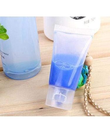 20PCS 15ml/20ml/30ml/50ml/100ml Clear Empty Refillable Plastic Soft Tubes Cosmetic Sample Bottles Jars Makeup Travel Containers for Lip Balms Lip Gloss Shampoo Shower Gel Body Lotion (20ml) - Buy Online on SooperMarket.com