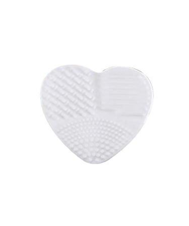 1pc Makeup Brush Cleaner Heart Shaped Silicone Finger Glove Washing Scrubber Comestic Washing Board Brushes Cleaning Mat Beauty Tools