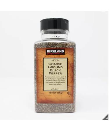 Kirkland Signature Coarse Ground Black Pepper- Kosher - Coarsely Ground - Fruity Aroma - 360g