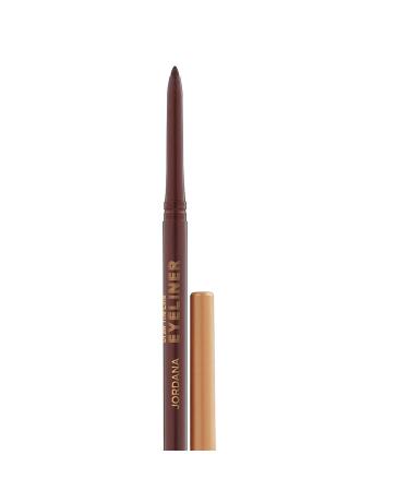 Jordana Eyeliner for Eyes - Draw The Line Eyeliner Pencil Brown Suede - .012 oz / .35 g