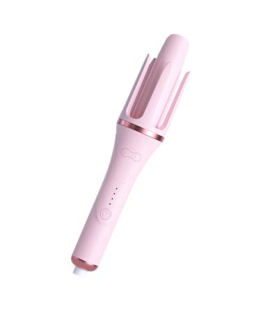Gogogmee Fully Automatic Hair Curling Iron Hair Curler Straightener Hair Crimper Hair Tool Abs Pink