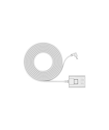 Indoor/Outdoor Power Adapter Barrel Plug for Ring Stick Up Cam Plug-In - White