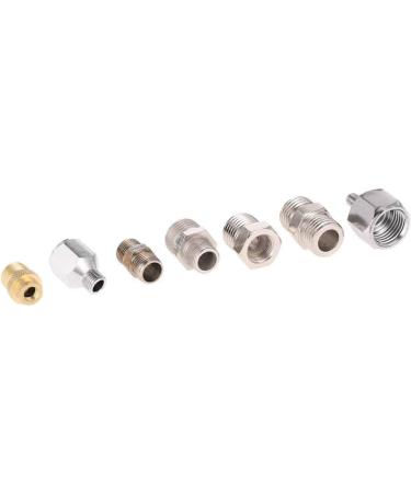 7pcs Professional Airbrush Adaptor Kit for Air Compressor & Hose - Buy Online on SooperMarket.com
