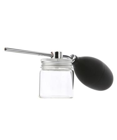 Healeved Duster Portable Concealer Spray Bottle Household Hair Fiber Holder Empty Major Glass
