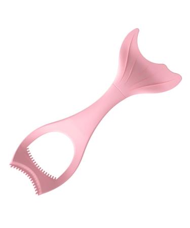 Mikinona In Tool Stencil Make Reusable Silica Silicone with Gel Wear-resistant and Women Protection Eyeliner 15X5.7CM Pink