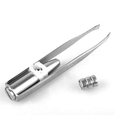 Shortcut composing LED light eyelash eyebrow hair removal stainless steel tweezers - Buy Online on SooperMarket.com