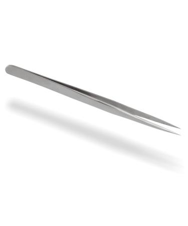 Professional tweezers with pointed ends stainless steel for rhinestones pearls and other nail art
