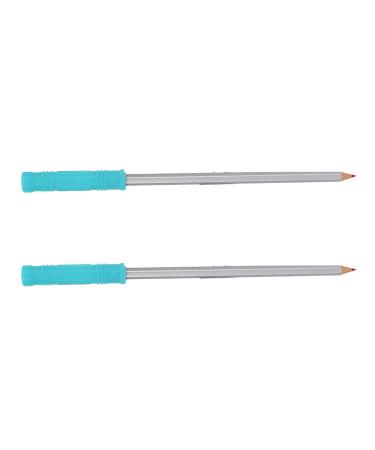Sensory pencil pencils made of silicone for autism ADHD chicken stuff with oral fixation for toddlers suitable for with sensory needs (sky-blue sky-blue saber pencil set bite ring