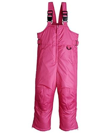 iXtreme Kids Unisex Insulated Ski Bib Snowpant Snowboard Snowsuit (Berry, 5/6)