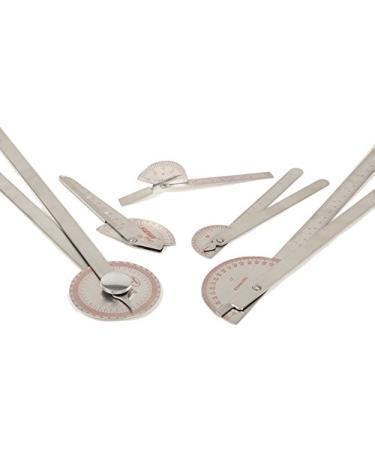 Gima 180 Stainless Steel Goniometer - 17.5 cm & 7 cm Accurate Measurements in cm & Inches - Ideal for International Shipping - Buy Online on SooperMarket.com