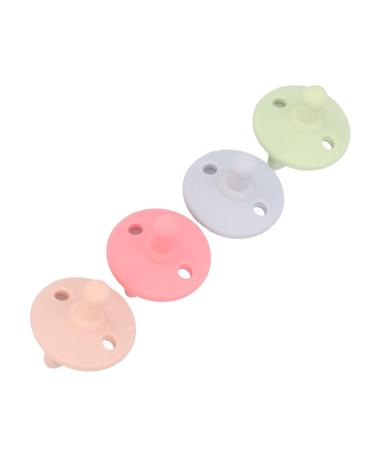 Silicone Baby Pacifier Set - 4PCS Breast-Like Design with Skin Texture for Nursery | International Shipping - Buy Online on SooperMarket.com