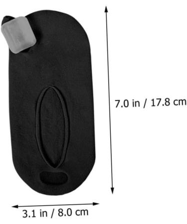 FOMIYES Men's Invisible Boat Socks Separator with Hallux Valgus Protector - Black, 1 Pair - Buy Online on SooperMarket.com