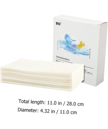 BCOATH 2 Boxes Absorbing Film Washing Machine Lint Catcher Washing Supplies Grabber Stain Remover Laundry Dyeing Cloth Laundry Color Keeper Clothes White Non-woven Fabric Blotting Paper - Buy Online on SooperMarket.com