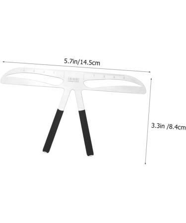 WOFASHPURET Eyebrow Ruler for Girl Stainless Eyebrow Position Ruler Tool Measuring Ruler Eyebrow Marks Portable - Buy Online on SooperMarket.com