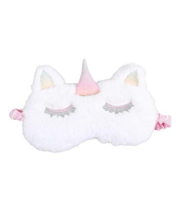 Work Eye Mask Facial Mask White Eyelash Child Lemon Cocktail Straws 1 Count (Pack of 1) White