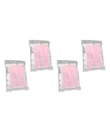 FOMIYES 400Pcs Pure Cotton Balls First Aid Cotton Balls Disposable Absorbent Ball Multi- for Cleaning Jewelry Phone Eyeglass Camera Lenses Screens