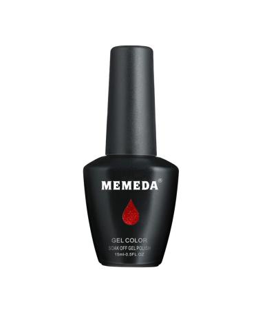 MEMEDA Red Gel Nail Polish Set with UV Nail Lacquer and LED Lamp - 0.5 fl oz - Buy Online on SooperMarket.com