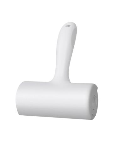 3.9 Inches Lint Roller for Pet Hair Remover Extra Sticky 1 Handle W/ 5 Refills 300 Sheets Total Lint Removal Roller for Clothes Rodillo quitapelusas Fur Removal Tool Dehairing White