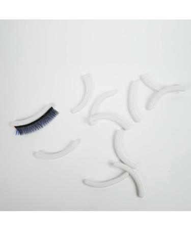 120 Pcs White Silicone Eyelash Display Strips - Perfect Tool for Grafting and Showcasing False Eyelashes | International Shipping Available - Buy Online on SooperMarket.com