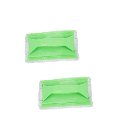 Didiseaon 2 Sets Glass Concave Cleaning Brush Spring Crevice Brush