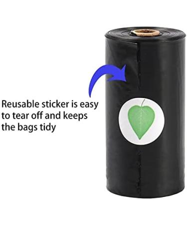 Nestling Biodegradable Dog Poop Bags with Dispenser - 300 Thick Strong Corn Starch Waste Bags (Black) - Buy Online on SooperMarket.com