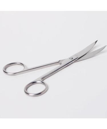 minkissy Facial Hair Men Curved Craft Cosmetics Curved for Eyebrows Nose Hair Trimmer Eyebrow Gauze Man Makeup medium Silver - Buy Online on SooperMarket.com