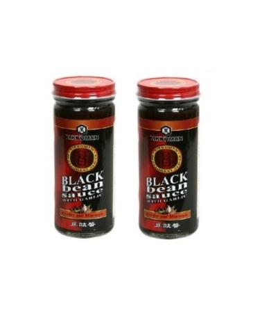 Kikkoman Black Bean Sauce with Garlic (8.7 oz Jars) 2 Pack