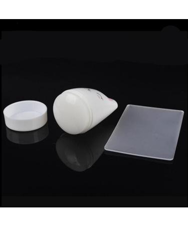 Clear Jelly Nail Stamper Set with Scraper - Nail Art Stamping Tools - Buy Online on SooperMarket.com