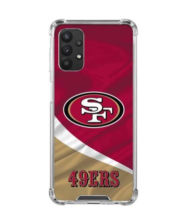 Skinit Clear Phone Case Compatible with Samsung Galaxy A32 5G - Officially Licensed NFL San Francisco 49ers Design