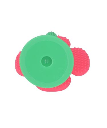 Baby Teether Toy - Ergonomic Grip for Pain Relief | Unique Shape Easy to Chew - Peony Red - Buy Online on SooperMarket.com
