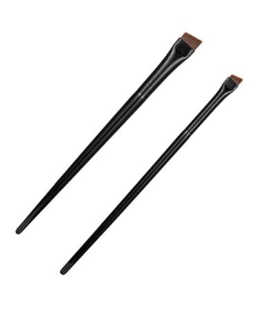 CANIGHT 3 Sets Eyeliner Brush Makeup Brush Eyebrow Brush Spoolie Eye Liner Wands Angled Brow Brush Wood