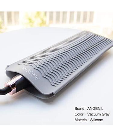 ANGENIL Professional Silicone Heat Resistant Mat Pouch - Portable Travel Mat for Hair Tools - Grey - Buy Online on SooperMarket.com