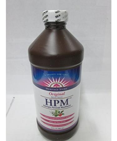 Heritage Hydrogen Peroxide Mouthwash 16oz (Pack of 4) - Natural Oral Care Solution - Buy Online on SooperMarket.com