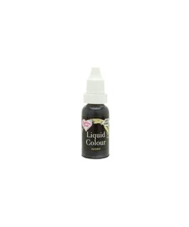 Rainbow Dust Liquid Colour Ivory 16ml - Liquid Air Brush Colour and Food Colouring