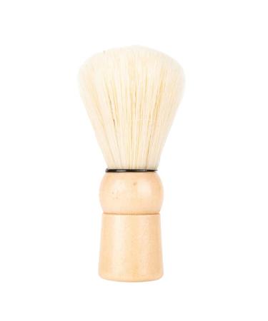 KINDOYO Neck Duster Brush - Professional Barber Hairdressers Brush Soft Hair Sweep Cleaning Brush with Wooden Handle for Barber Shop Household Style 2