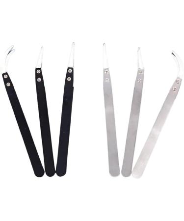 Dajidafu Tweezers Antistatic Angle Head Wear-Resistant Ceramics Interchangeable Tools Anti Slip Handle Lightweight Balance Forceps Small Bend End White White Small Bend End - Buy Online on SooperMarket.com