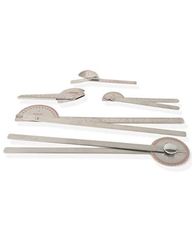 Gima 180 Stainless Steel Goniometer - 17.5 cm & 7 cm Accurate Measurements in cm & Inches - Ideal for International Shipping - Buy Online on SooperMarket.com