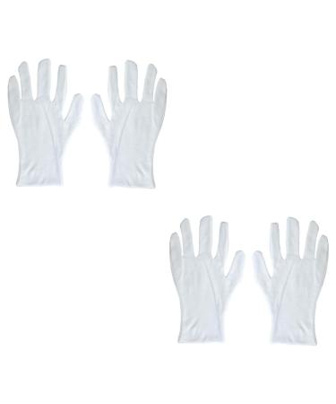 FRCOLOR 12 Pairs Cotton Gloves Factory Gloves Cotton Gloves Work White Extend