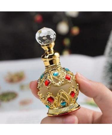 Liwein Vintage Perfumed Bottles - Refillable 15ml Glass Perfume Bottles (2 Pack) - Crystal Small Empty Fragrance Bottles for Travel & Personal Use - Buy Online on SooperMarket.com