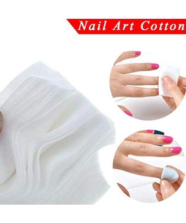 BNP Gel Nail Wipes 100% Lint Free Makeup Facial Soft Cotton Pads 500PCS Soft Hypoallergenic and Cotton Wipes for Nail Polish Remove Face Makeup Eye Makeup - Buy Online on SooperMarket.com