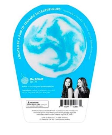 Barbie Blue Swirl Bath Bomb 7oz - Blue Raspberry - 1 Count - Perfect for a Relaxing Bath Experience - Buy Online on SooperMarket.com