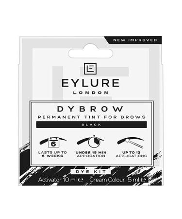Eylure DYBROW Eyebrow Dye Kit - BLACK Black 1 Count (Pack of 1)