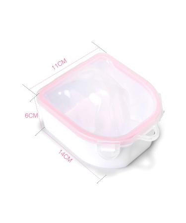 Alexnailart Nail Art Soaking Bowl Set - 2 Layers Nail Polish Remover in Pink/Blue for Spa Manicure Treatment - Ideal for Home Use - Buy Online on SooperMarket.com